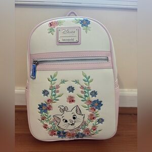 Loungefly Marie Floral mini backpack and wallet